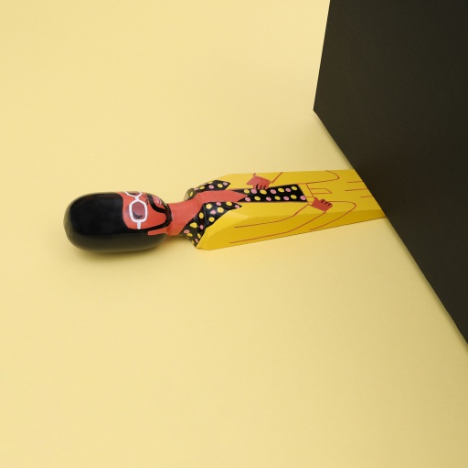 Image of Wedgie Door Stopper (Brutus) Wood