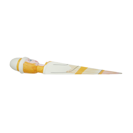 Image of Wedgie Door Stopper (Doll - Gold Outfit) Wood