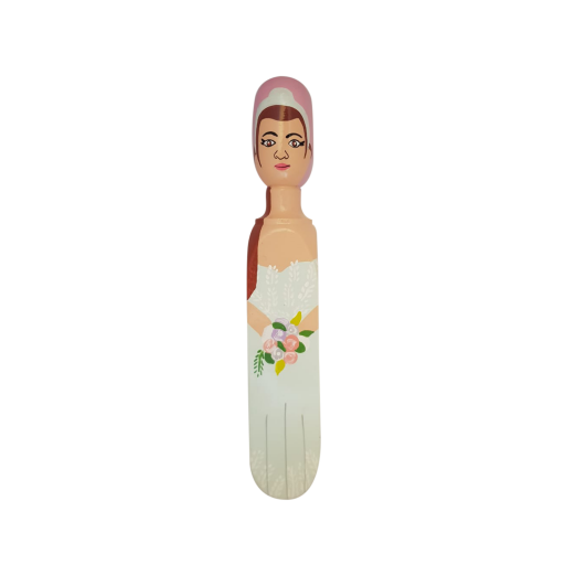 Image of Wedgie Door Stopper (The Bride) Wood
