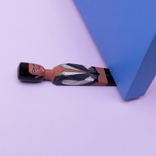 Image of Wedgie Door Stopper (Gracey) Wood