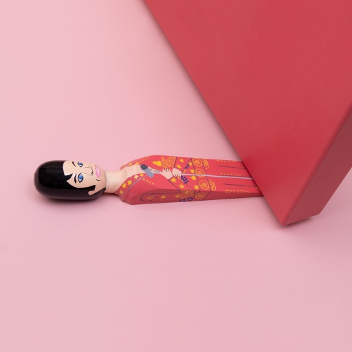 Image of Wedgie Door Stopper (Pelvis) Wood