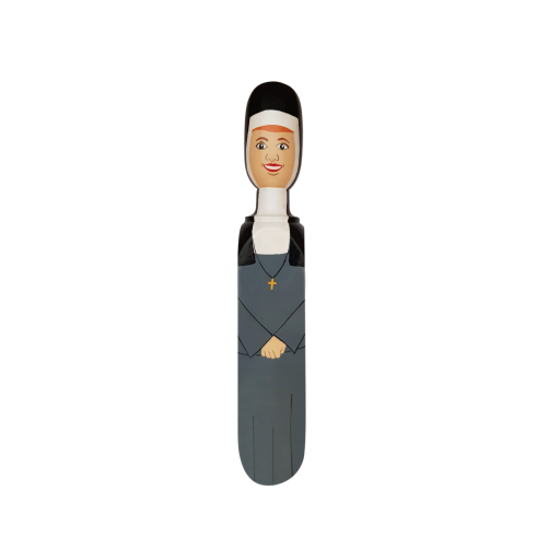 Image of Wedgie Door Stopper (Mary) Wood