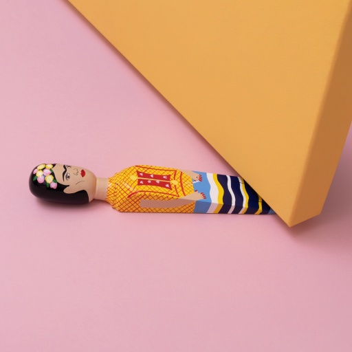 Image of Wedgie | Door Stopper (Freeda - Floral Crown Outfit) Wood