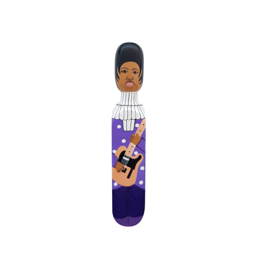 Image of Wedgie Door Stopper (The Purple One) Wood