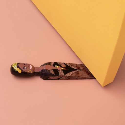 Image of Wedgie Door Stopper (Queen B - Crown Outfit) Wood