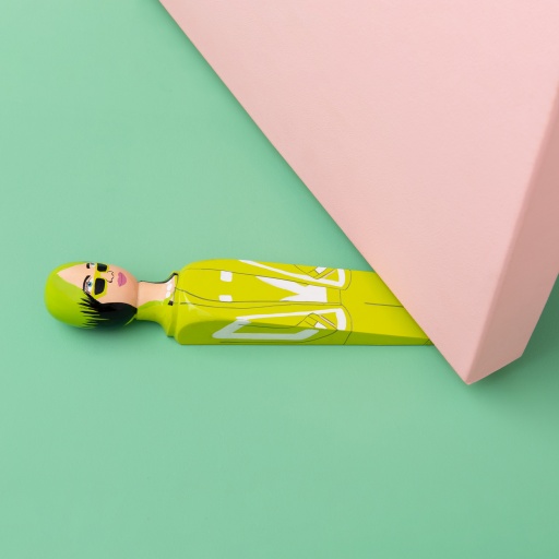 Image of Wedgie Door Stopper (Billielish) Wood