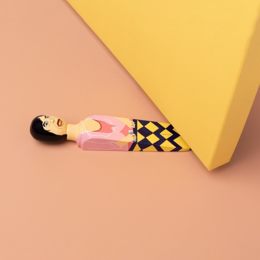 Image of Wedgie Door Stopper (Micky J) Wood