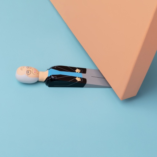 Image of Wedgie Door Stopper (LD) Wood