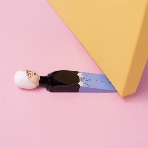 Image of Wedgie Door Stopper (Andi) Wood