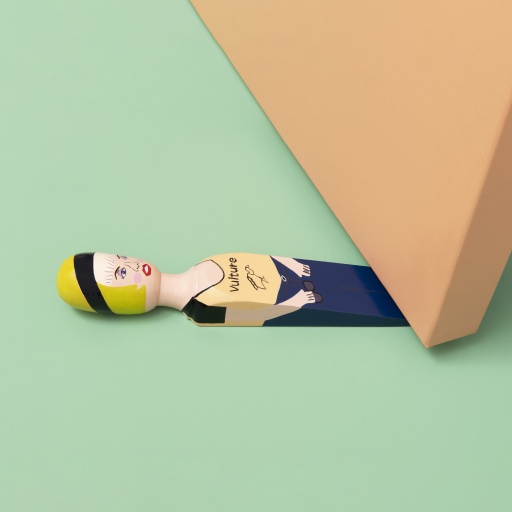 Image of Wedgie Door Stopper (Debs) Wood