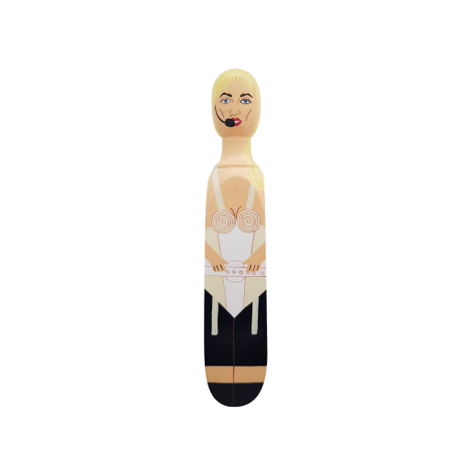 Image of Wedgie Door Stopper (Madge - Cone Outfit) Wood