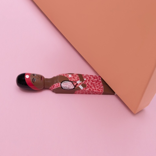 Image of Wedgie Door Stopper (Serene) Wood