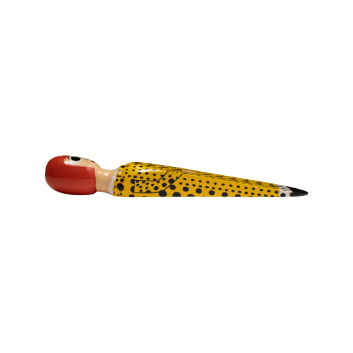 Image of Wedgie Door Stopper (Yayoy - Yellow Polka Outfit) Wood