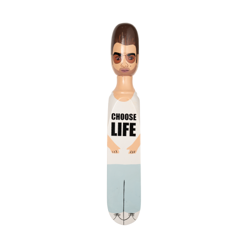 Image of Wedgie Door Stopper (Georg - Choose Life Outfit) Wood