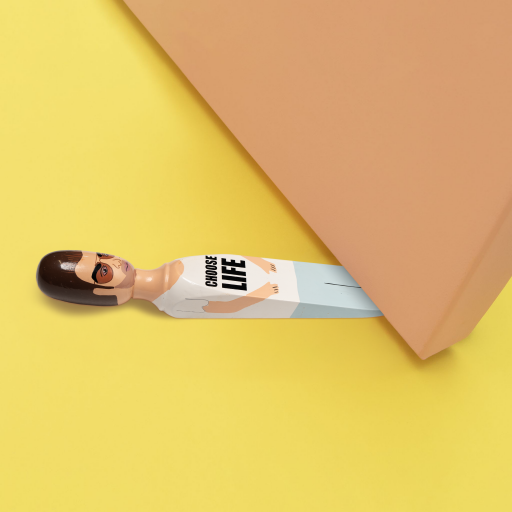 Image of Wedgie | Door Stopper (Georg - Choose Life Outfit) Wood